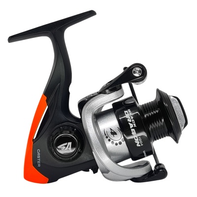 Micro Reel Frontal Caster Black Dragon 1004 Pejerrey 4 Rulemanes