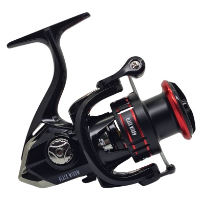 Reel Frontal Caster Black Widow 2006 Spinning Pejerrey 6 Rulemanes