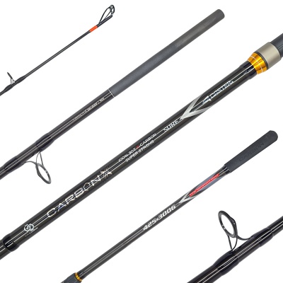 Caña Caster Carbon X 4.25m 3 Tramos Surfcasting Carbono 30TK 150-300g