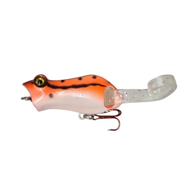 Señuelo Caster Curly Frog 7.5cm 11g Patas Goma Superficie