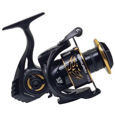 Reel Frontal Caster Samurai 7806 Variada Río Mar 6 Rulemanes