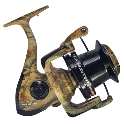 Reel Frontal Caster Sea Hunter 9006 Powercast Mar Surf Casting 6 Rulemanes Cónico