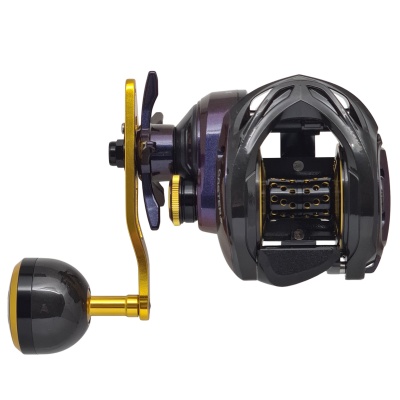 Reel Huevito Caster Unlimited Carbon BG 312 Bait Casting 12 Rulemanes 6.3:1 Chicharra