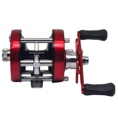 Reel Rotativo Caster Warrior 403 Aluminio 3 Rulemanes 5.3:1